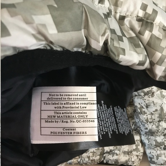 New With Tags Army lightweight Digital Camo Puffer Jacket Coat Sz Medium - Picture 9 of 10